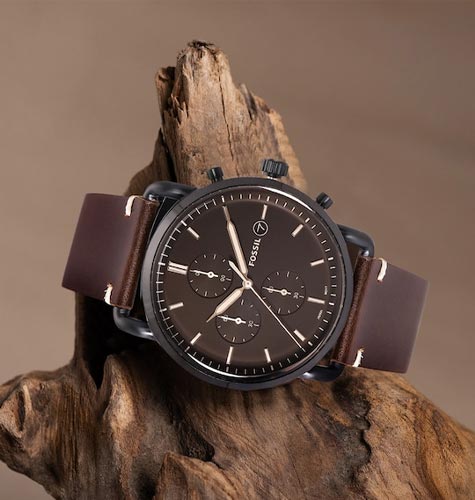 Men Coffee Brown Analogue Watch FS5403_SOR